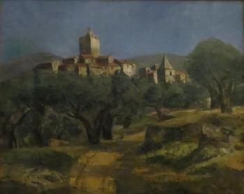 Le village provençal by 
																	Jean Gabriel Daragnes