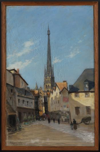 Vue de Strasbourg by 
																	Emile Cagniart