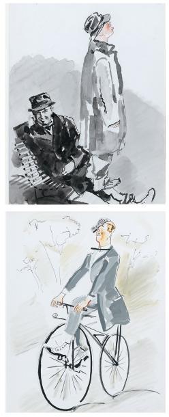 Maurice Chevalier, ma pomme c'est moi et en vélocipède by 
																	James Rassiat