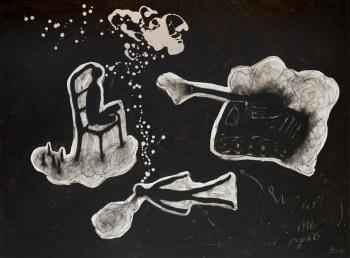 Floating dreams in destruction by 
																	Nadim Karam