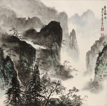 Boat returning with the spring by 
																			 Wang Haiyi