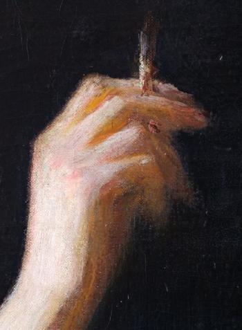 La cgaretta by 
																			Isaac Henry Caliga