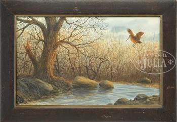 Woodcock in flight by 
																	William P Tyner