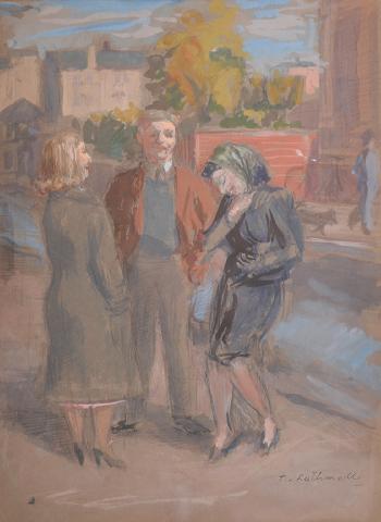 Jest in the street by 
																	Thomas Rathmell