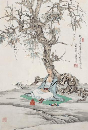 Song of Pipa by 
																	 Wan Qingli