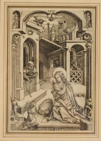 The nativity by 
																	Mair von Landshut