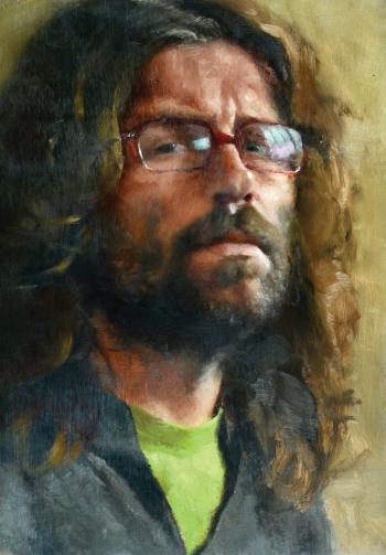 Self portrait by 
																	David Nipo