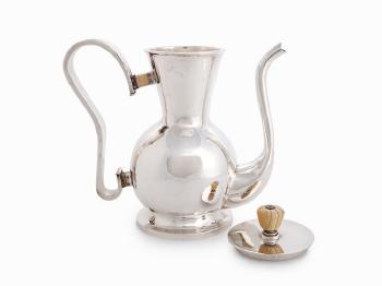 Rare Silver Coffee Pot by 
																			Wolfgang Tumpel