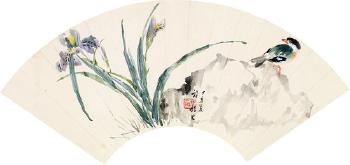 Bird and orchid by 
																	 Xu Shiqi