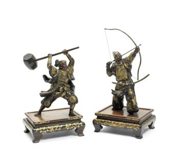 Samurai warriors by 
																			Miyao Eisuke