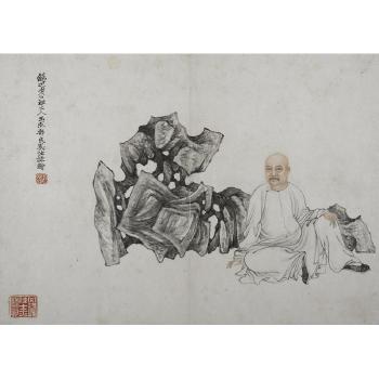 Portrait of Xizhi by 
																	 Wu Ruqian