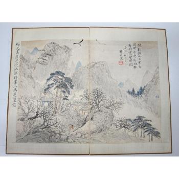 Album of Landscapes after Old Masters by 
																			 Qin Yi