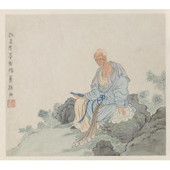 Eighteen Luohan by 
																			 Zhou Xi