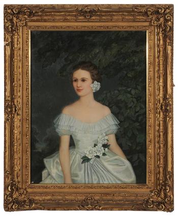 Young woman; An older gentleman by 
																			Albert Byron Olson