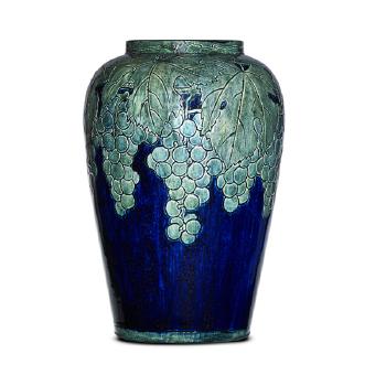 Vase With Grape Clusters by 
																	Harriet C Joor