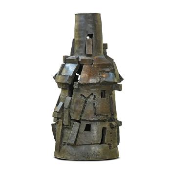 Anasazi S13 stack pot by 
																			Peter Voulkos