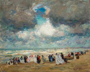 A Day at the Beach by 
																			Augustus Koopman