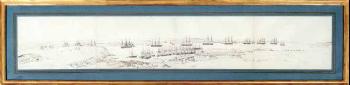Vue du port de Sébastopol et de la flotte de la mer Noire by 
																	Louis-Auguste de Sainson
