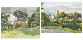 View of and from the deanery, Killaloe Ireland by 
																			James Tarr