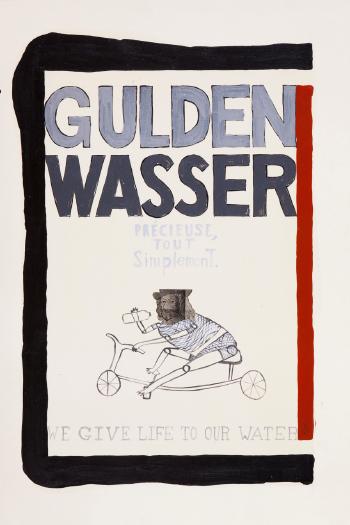 Estudo para marca d''água Gulden Wasser by 
																	Gabriela Albergaria