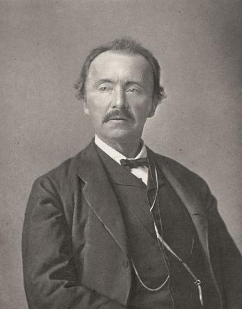 Portrait of Heinrich Schliemann by 
																	Adolf Halwas
