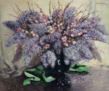 Nature morte aux fleurs by 
																	Mary Vonne
