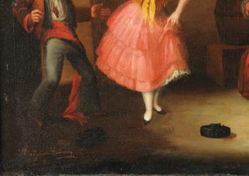 The dancers by 
																			Bernardo Francino