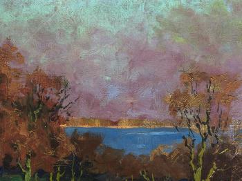 Autumn Landscape At The Baltic Sea by 
																			Elisabeth von Eicken