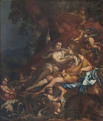 Venus et Adonis by 
																			Charles Alphonse Dufresnoy