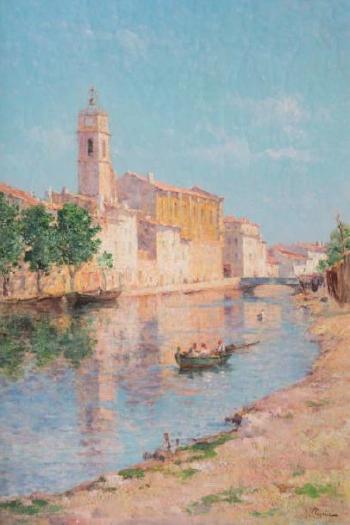 Les Martigues by 
																			Jules Justin Claverie