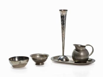 Comprehensive Set With Hammered Décor by 
																			Karl Raichle