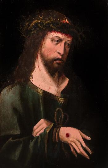Christ as Man of Sorrows by 
																	Jacob Cornelisz van Oostsanen