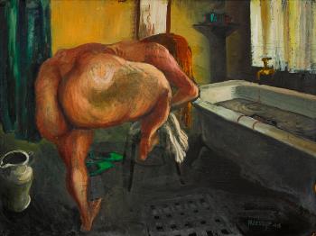 The bather by 
																	Frederick Jessup