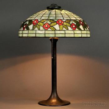 Mosaic Glass Table Lamp by 
																	 J A Whaley & Co.