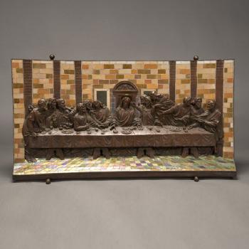 The Last Supper by 
																			Lorenzo Ghiberti