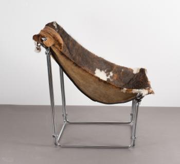 'Buffalo' lounge chair and ottoman by 
																			 Kwok Hoi Chan