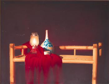 Oil lamp by 
																	 Duong Ngoc Son