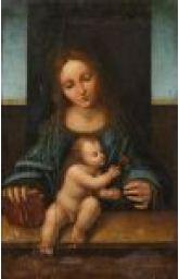 Madonna mit Christuskind, Nelke und Apfel by 
																	 Pseudo Boltraffio