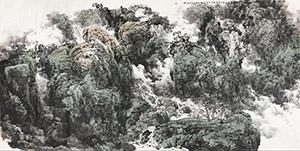 Landscape of Lao Shan by 
																	 Bai Yunxiang
