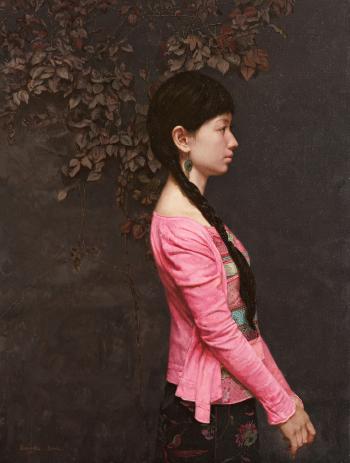 Silently waiting for a beauty by 
																	 Wang Ke