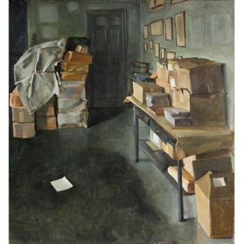 The Printing Room at Overbrook Press (Last Version) by 
																	Joellyn Duesberry