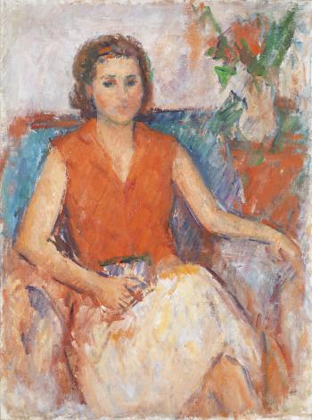 Portrait de femme by 
																			Ion Musceleanu