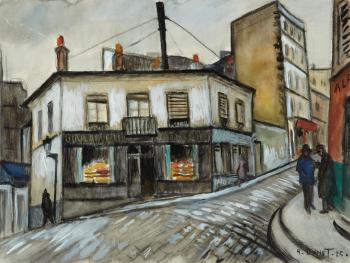 Ruelle à la boulangerie by 
																			Alfred Dunet