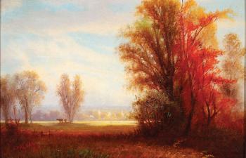 Early fall landscapes Springfield, MA by 
																			Charles T Phelan