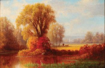 Early fall landscapes Springfield, MA by 
																			Charles T Phelan