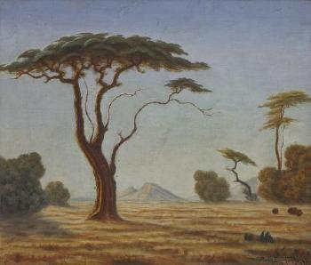 Tree in a Landscape by 
																	Piet van Emmenis