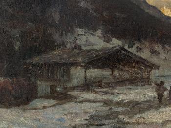 Winter Landscape by 
																			Anders Andersen-Lundby