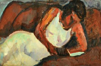 A Girl lying by 
																	Avigdor Renzo Luizada