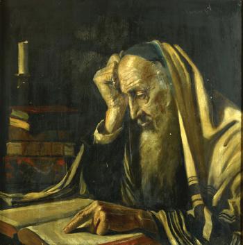 Studying Torah by 
																	Alfred Lakos