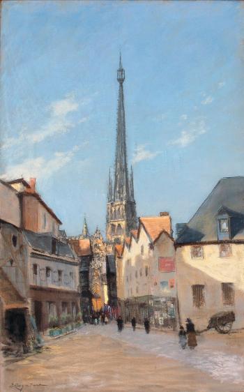 Rouen, la Cathédrale Notre Dame by 
																	Emile Cagniart